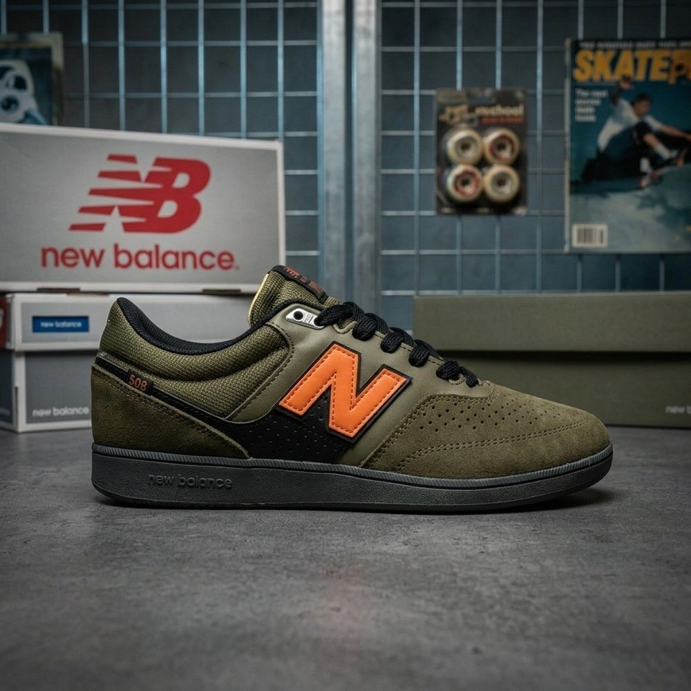 New Balance Numeric 508 Brandon Westgate Olive Green Orange NM508GNC Mens 10 NIB